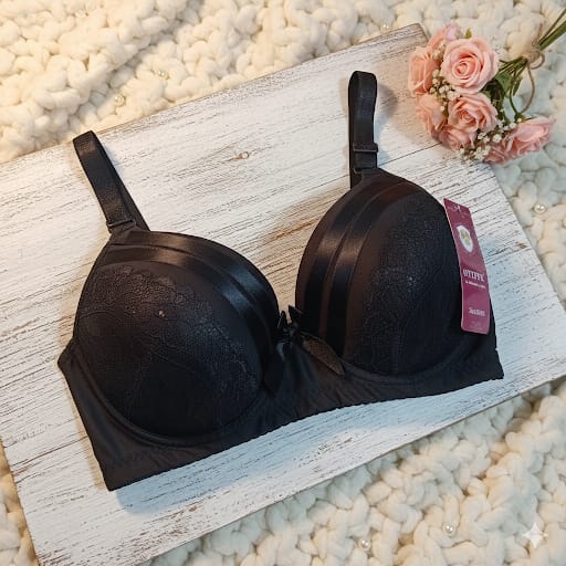 Fancy Adjustable Women Soft Padded Bra with Back Hooks – Stretchable Non-Wired Fashion Bra for All Occasions