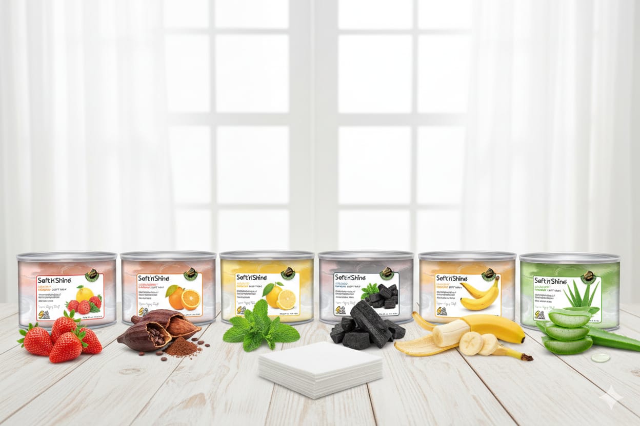 Creamy Soft Wax 400g (20% Extra) – Professional Hair Removal Wax | 8 Variants | Export Quality