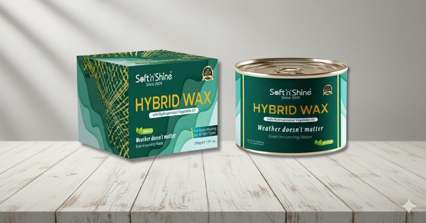 Hybrid Wax 395g – Water Resistant Professional Hair Removal Wax | Works in Humid Weather | Export Quality